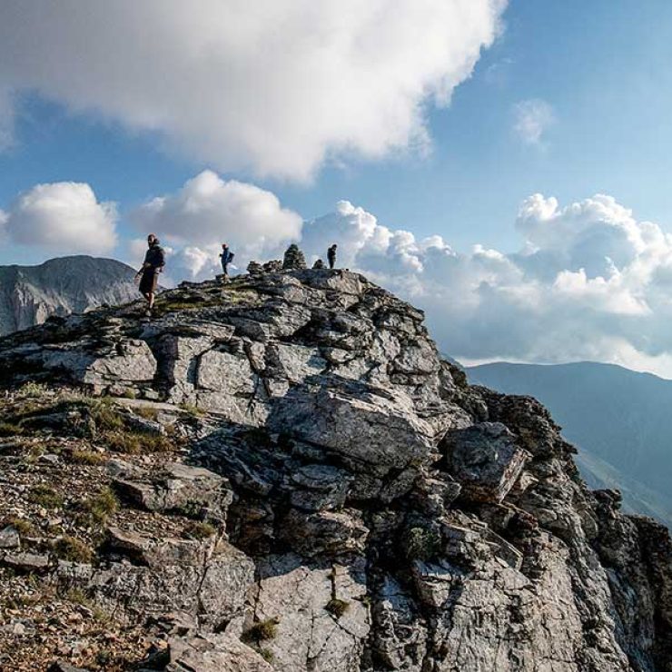 The highest mountain in Greece and home of the twelve gods of antiquity.