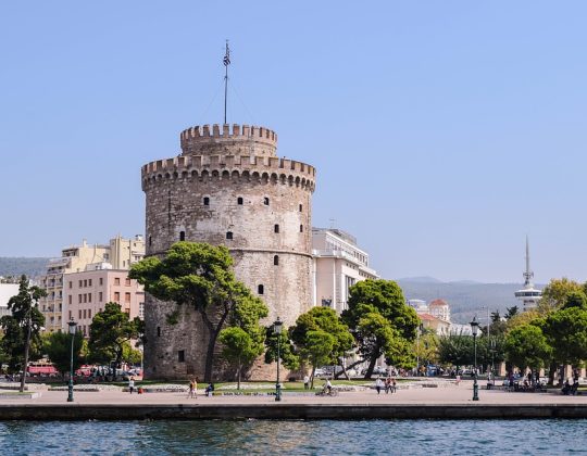 The White Tower, a trademark of Thessaloniki.