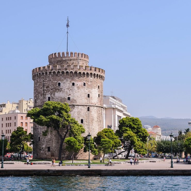 The White Tower, a trademark of Thessaloniki.